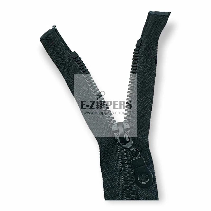 unisex Kemik Fermuar 40 cm T6 Timsah Diş Açık Uçlu - Separe ZPK0040T6TM