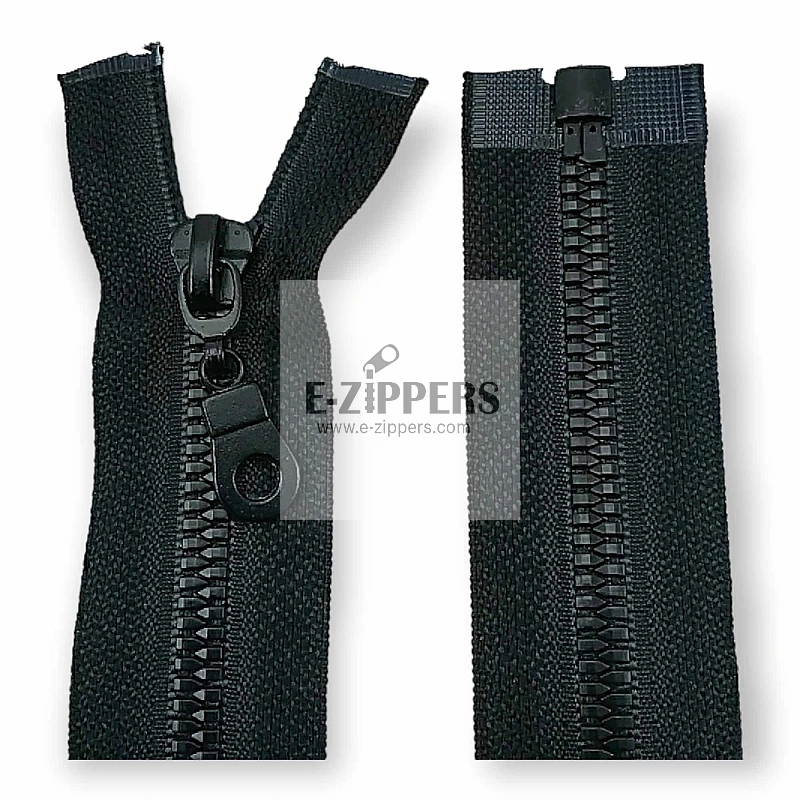 unisex Kemik Fermuar 85 cm T6 Timsah Diş Açık Uçlu - Separe ZPK0085T6TM