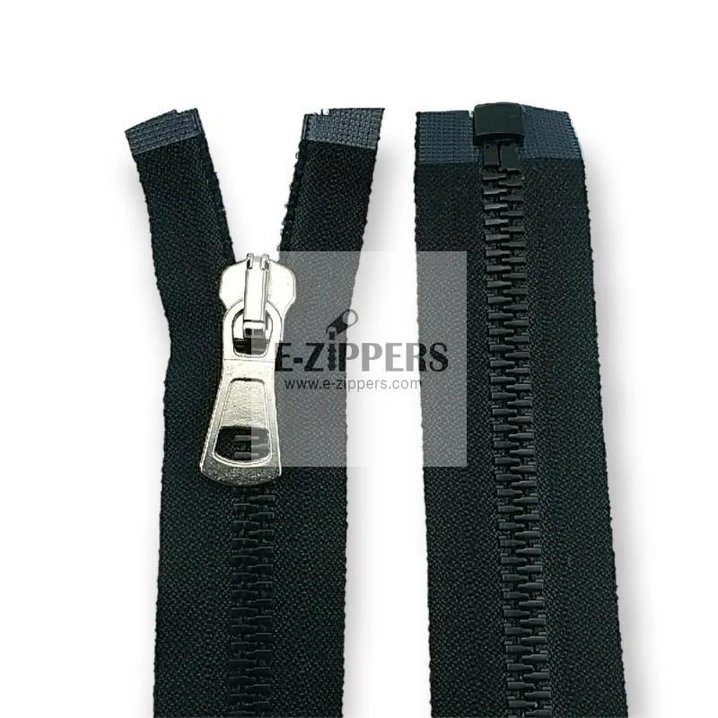 Kemik Fermuar 55 cm T9 Metal Diş Görünümlü Açık Uçlu - Separe  ZPK0055T9MG