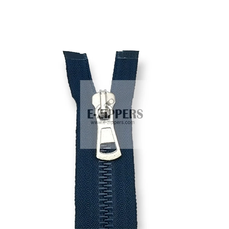 Kemik Fermuar 55 cm T9 Metal Diş Görünümlü Açık Uçlu - Separe  ZPK0055T9MG