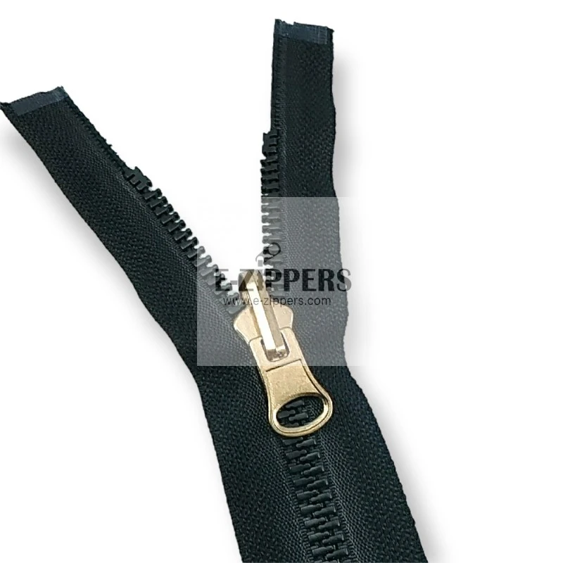 Kemik Fermuar 55 cm T9 Metal Diş Görünümlü Açık Uçlu - Separe  ZPK0055T9MG