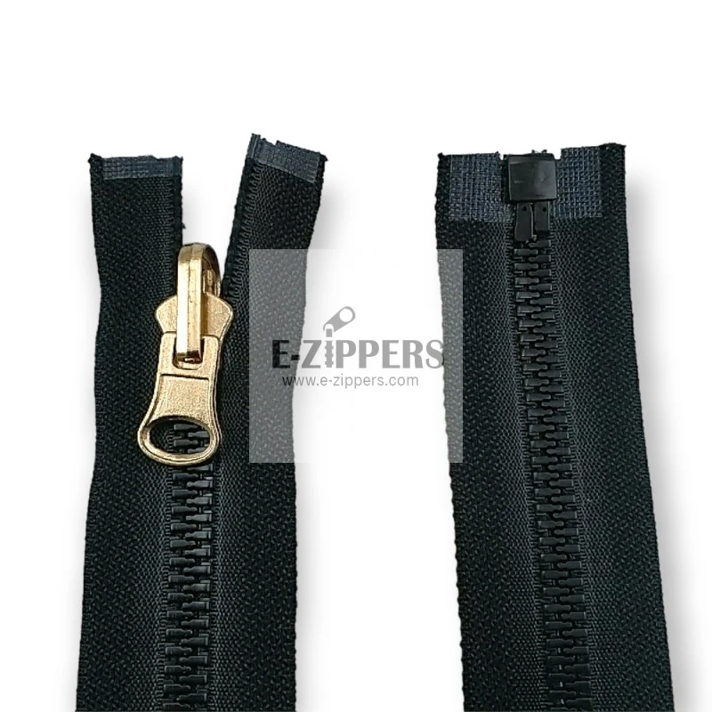 Kemik Fermuar 55 cm T9 Metal Diş Görünümlü Açık Uçlu - Separe  ZPK0055T9MG