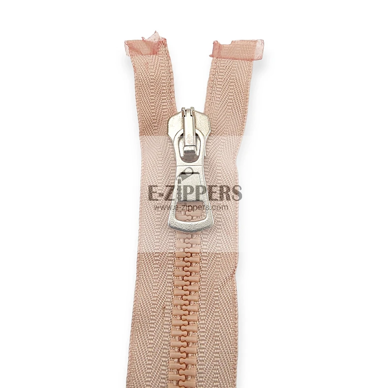 unisex Kemik Fermuar 80 cm T8 Metal Diş Görünümlü Kaplama Açık Uçlu - Separe ZPK0080T9MGK