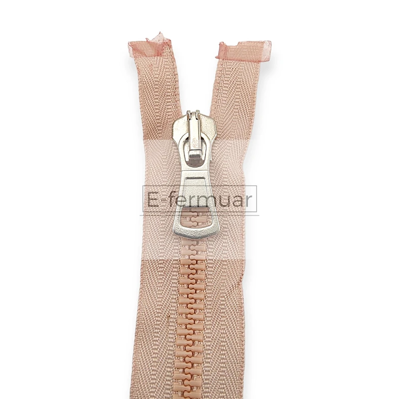unisex Kemik Fermuar 80 cm T8 Metal Diş Görünümlü Kaplama Açık Uçlu - Separe ZPK0080T9MGK