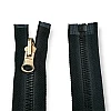 unisex Kemik Fermuar 80 cm T8 Metal Diş Görünümlü Kaplama Açık Uçlu - Separe ZPK0080T9MGK