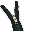unisex Kemik Fermuar 80 cm T8 Metal Diş Görünümlü Kaplama Açık Uçlu - Separe ZPK0080T9MGK
