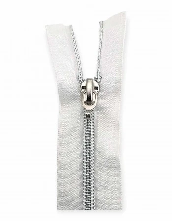 60 cm Tip 10 Naylon Fermuar Metalik Diş Rengi Açık Uçlu - Separe ZPSM0060T10