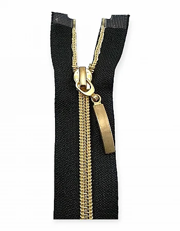 90 cm Tip 10 Naylon Fermuar Metalik Diş Rengi Açık Uçlu - Separe ZPSM0090T10