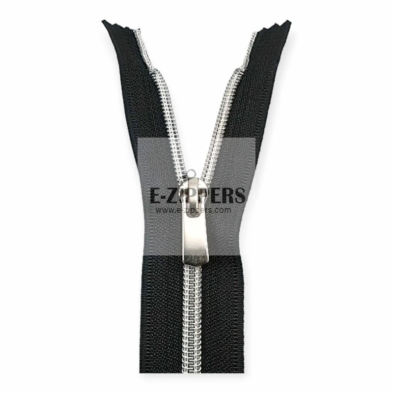 95 cm Tip 10 Naylon Fermuar Metalik Diş Rengi Açık Uçlu - Separe ZPSM0095T10
