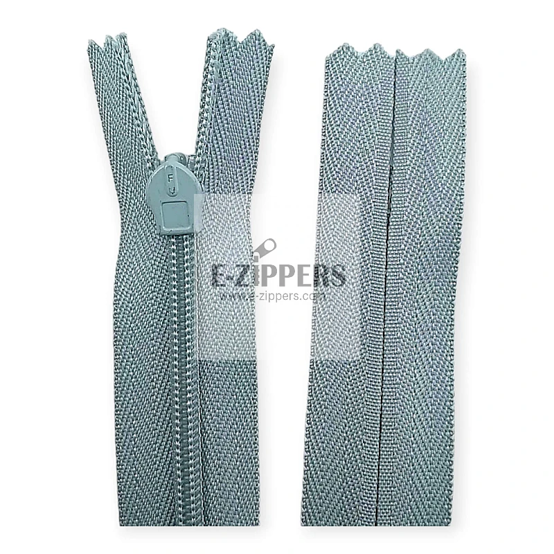 60 cm Gizli Fermuar Bez Açık Gri 444 Kapalı Uçlu ZP6016PROMO 60 cm Gizli Fermuar Bez Açık Gri 444 Kapalı Uçlu ZP6016PROMO