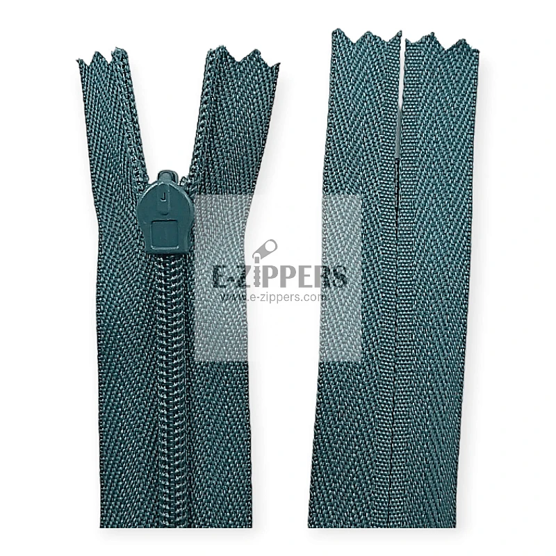 60 cm Gizli Fermuar Bez Mavi - Gri 547 Kapalı Uçlu ZP6017PROMO 60 cm Gizli Fermuar Bez Mavi - Gri 547 Kapalı Uçlu ZP6017PROMO