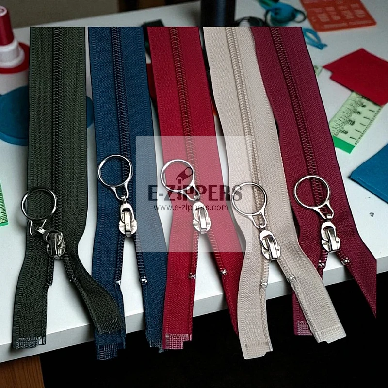 47 cm Tip 10 Naylon Mont Fermuarı – Açık Uçlu (Separe) ZPHSN0047T10