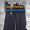 Nylon 10 cm Pocket Zipper with Bottom - NC0010T5