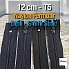 Naylon Cep Fermuarı 12 cm  Dipli -  NC0012T5