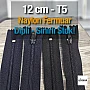  Naylon Cep Fermuarı 12 cm  Dipli -  NC0012T5