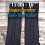  Naylon Cep Fermuarı 13 Cm Dipli -  NC0013T5