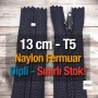 Nylon Pocket Zipper with 13 cm Bottom - NC0013T5