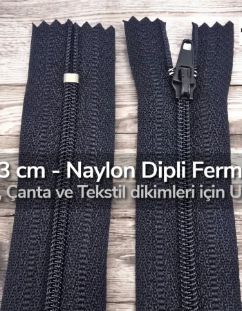  Naylon Cep Fermuarı 13 Cm Dipli -  NC0013T5