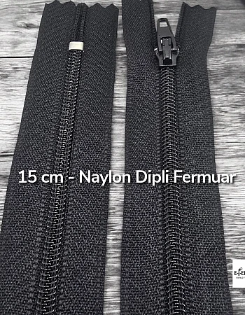 Nylon Pocket Zipper with 15 cm Bottom - NC0015T5