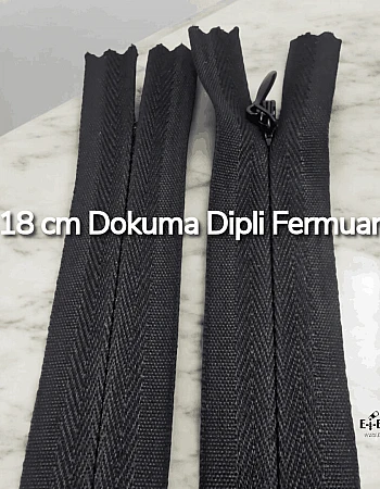 Dokuma 18 cm Tül Fermuar -  NC0018DTUL