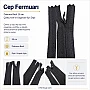Woven 18 cm Tulle Zipper - NC0018DTUL