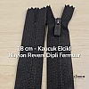 Özel Elcikli 18 Cm Naylon Cep Fermuarı  Dipli -  NC0018T3Ö