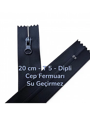 20 cm TPU Combi Su Geçirmez Fermuar NC0020SG