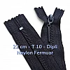 Pantolon ve Etek Fermuarı Naylon 22 cm T5 Kapalı Uçlu Revers Combi Kafa NC0022T5C