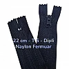 Pantolon ve Etek Fermuarı Naylon 22 cm T5 Kapalı Uçlu Revers Combi Kafa NC0022T5C