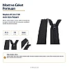 65 cm Naylon Mont Fermuarı | Açık Uçlu Separe Güçlü Kullanım | NC0065T10