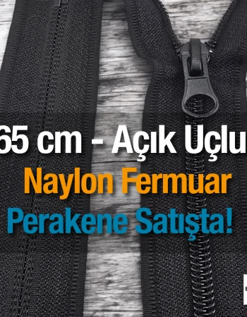 Naylon Mont Fermuarı 65 Cm Açık Uçlu (Separe)  -  NC0065T10