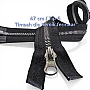 18.5-inch #6 Molded Plastic Zipper with Alligator Tooth Design, Separating, for Jackets and Coats | PR0047T6TMS
