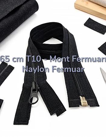 65 cm Type 10 Nylon Jacket Zipper with Open-Ended Separator – Durable and Practical to Use