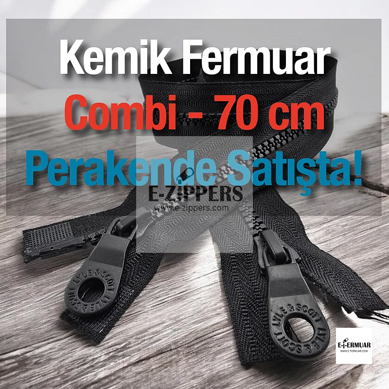 Bone Combi 70 cm Jacket with Open-Ended Zipper (Separate) - PR0070t6C