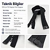 120 cm Ters Ferace Fermuarı | Daha Sade Uzun Kapanış İçin | ZP00120S