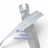 55 cm T6 Kemik Fermuar Açık Uçlu Separe Armut Elcikli Mont ve Ceket İçin ZPK0055T6PROMO