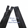 55 cm T6 Kemik Fermuar Açık Uçlu Separe Armut Elcikli Mont ve Ceket İçin ZPK0055T6PROMO