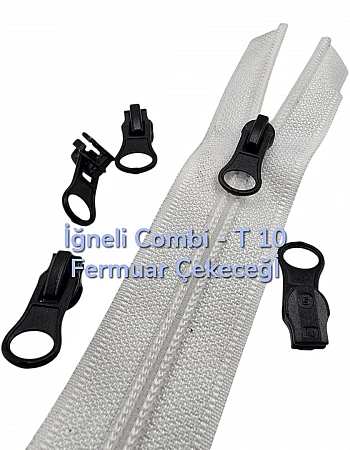  Fermuar Çekeceği İğneli Combi T 10 - KRSCT10