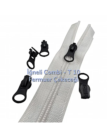  Fermuar Çekeceği İğneli Combi T 10 - KRSCT10