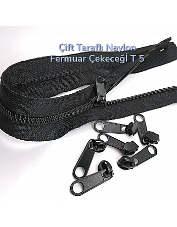 Kursörü Naylon Fermuar Çift Taraflı Tip 5  - ESB002N5C