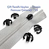 Çift Taraflı İğnesiz Naylon Fermuar Çekeceği  T 10 - KRSCTİT10
