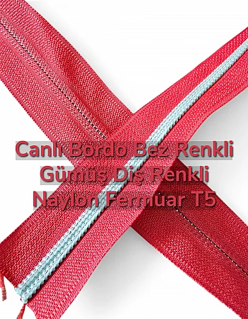 Nikel Diş Renkli Canlı Kırmızı bez renkli  - SRTNYLCT5