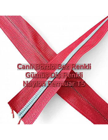 Nikel Diş Renkli Canlı Kırmızı bez renkli  - SRTNYLCT5