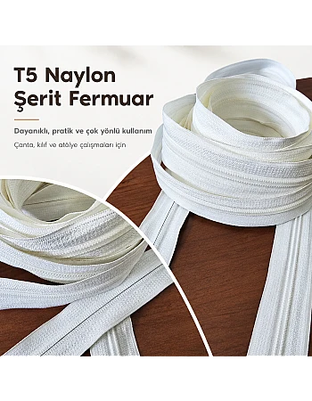 Şerit fermuar Naylon T 5 - SRTNYLT5