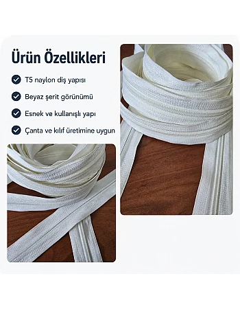 Şerit fermuar Naylon T 5 - SRTNYLT5