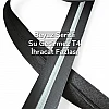 Su Geçirmez Beyaz Şeritli Şerit fermuar TPU T 4 - SRTSGOT4