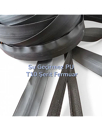 Su Geçirmez Şerit fermuar PU T 10 - SRTSGTT10