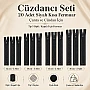 Cüzdancı Seti – , Çanta ve Cüzdan İçin Tip 5 20 Adet Siyah Kısa Fermuar Kapalı Uçlu Fermuar ST-0001T5