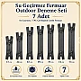 Su Geçirmez 7 Adet Fermuar Seti – Outdoor, Mont, Çanta ve Teknik Tekstil İçin - ST-0004T5