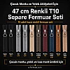 Yelek Atölyeleri ve Çocuk Montu İçin 47 cm Renkli T10 Separe Fermuar Seti – 10 Adet - ST-0007T10